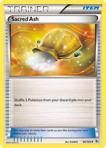 Sacred Ash (96/106) [XY: Flashfire] - The Mythic Store | 24h Order Processing