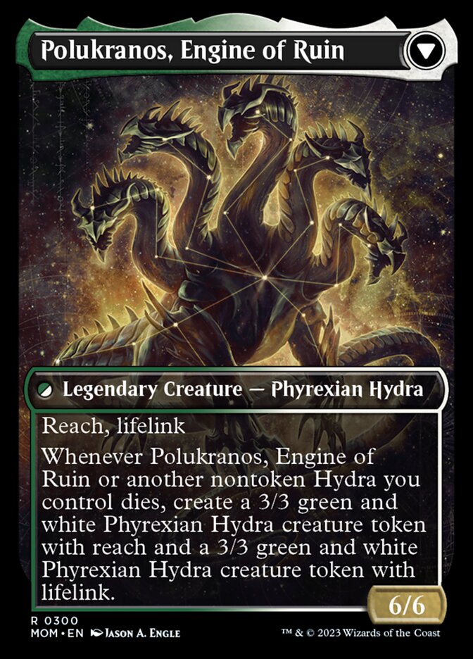 Polukranos Reborn // Polukranos, Engine of Ruin (Showcase Planar Booster Fun) [March of the Machine] - The Mythic Store | 24h Order Processing