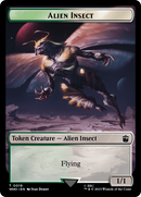 Human (0005) // Alien Insect Double-Sided Token [Doctor Who Tokens] - The Mythic Store | 24h Order Processing