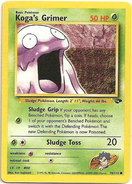 Koga's Grimer (78/132) [Gym Challenge Unlimited] - The Mythic Store | 24h Order Processing