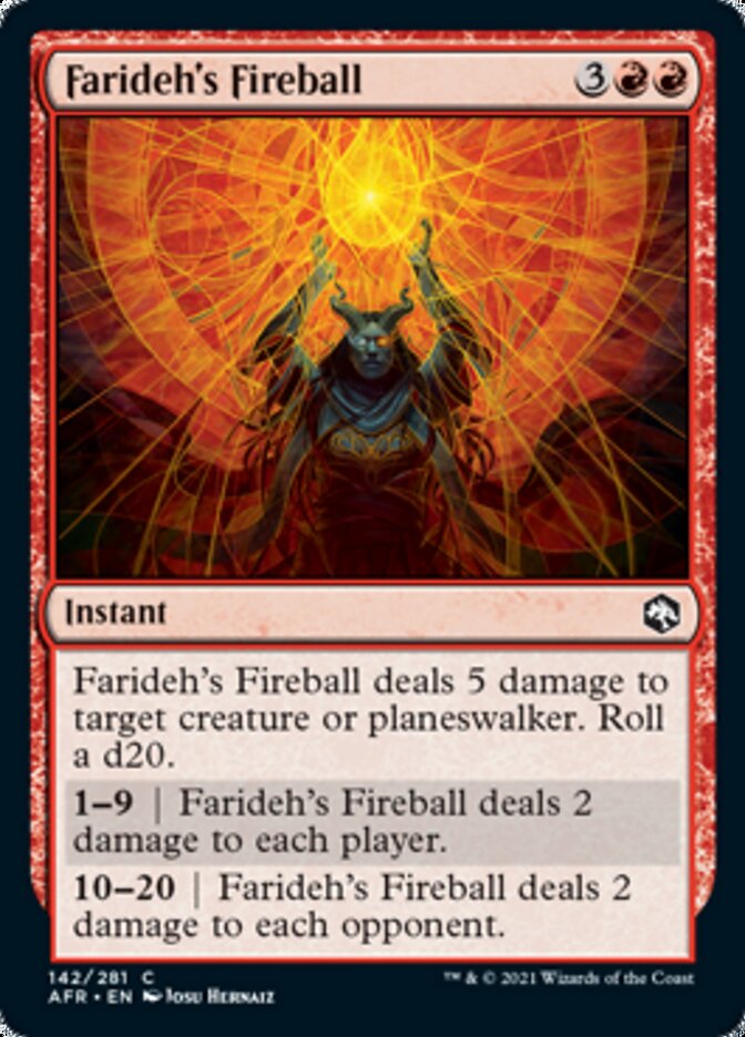 Farideh's Fireball [Dungeons & Dragons: Adventures in the Forgotten Realms] - The Mythic Store | 24h Order Processing