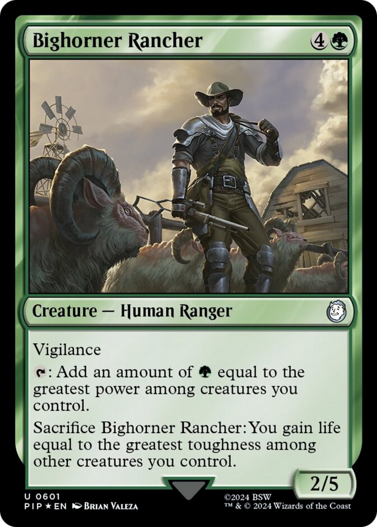 Bighorner Rancher (Surge Foil) [Fallout] - The Mythic Store | 24h Order Processing