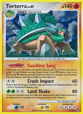 Torterra (11/100) [Diamond & Pearl: Stormfront] - The Mythic Store | 24h Order Processing