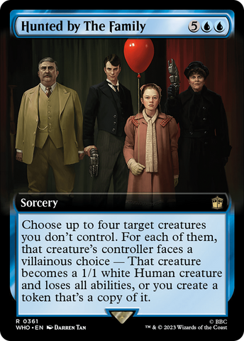 Hunted by The Family (Extended Art) [Doctor Who] - The Mythic Store | 24h Order Processing