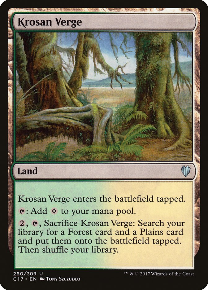Krosan Verge [Commander 2017] - The Mythic Store | 24h Order Processing