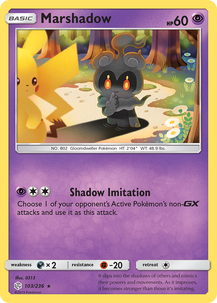 Marshadow (103/236) [Sun & Moon: Cosmic Eclipse] - The Mythic Store | 24h Order Processing