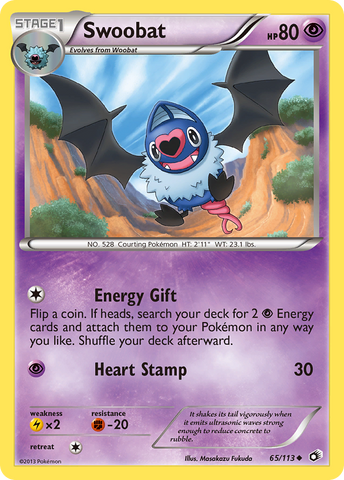 Swoobat (65/113) [Black & White: Legendary Treasures] - The Mythic Store | 24h Order Processing