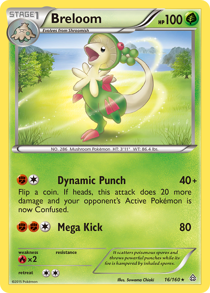 Breloom (16/160) [XY: Primal Clash] - The Mythic Store | 24h Order Processing