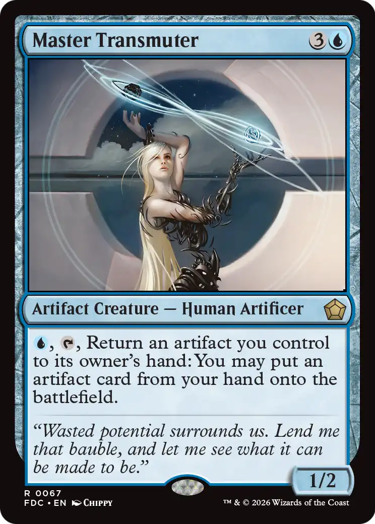 Master Transmuter [Foundations Commander] - The Mythic Store | 24h Order Processing