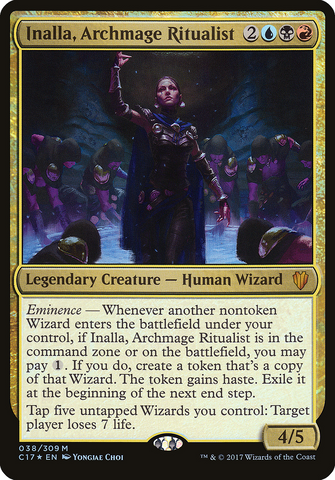Inalla, Archmage Ritualist (Oversized) [Commander 2017 Oversized] - The Mythic Store | 24h Order Processing