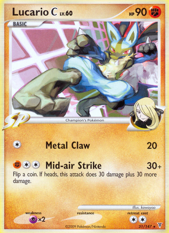 Lucario C (31/147) [Platinum: Supreme Victors] - The Mythic Store | 24h Order Processing