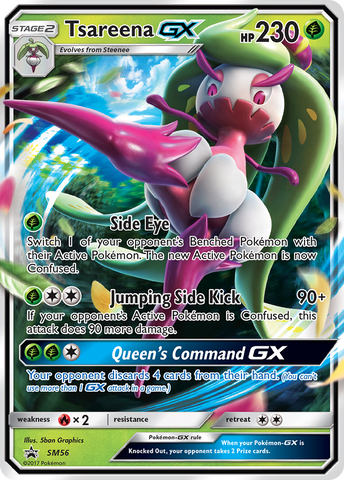 Tsareena GX (SM56) [Sun & Moon: Black Star Promos] - The Mythic Store | 24h Order Processing