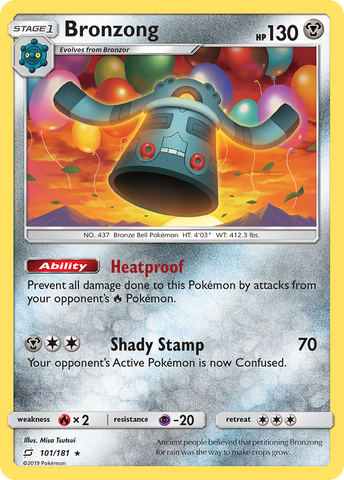 Bronzong (101/181) [Sun & Moon: Team Up] - The Mythic Store | 24h Order Processing