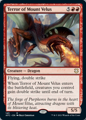 Terror of Mount Velus [Dungeons & Dragons: Adventures in the Forgotten Realms Commander] - The Mythic Store | 24h Order Processing