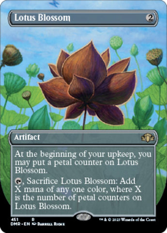 Lotus Blossom (Borderless Alternate Art) [Dominaria Remastered] - The Mythic Store | 24h Order Processing