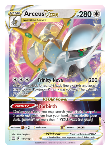 Arceus VSTAR (123/172) [Sword & Shield: Brilliant Stars] - The Mythic Store | 24h Order Processing