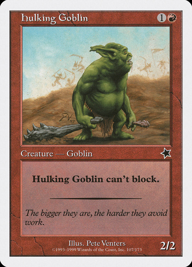 Hulking Goblin [Starter 1999] - The Mythic Store | 24h Order Processing