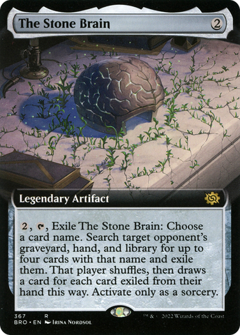 The Stone Brain (Extended Art) [The Brothers' War] - The Mythic Store | 24h Order Processing