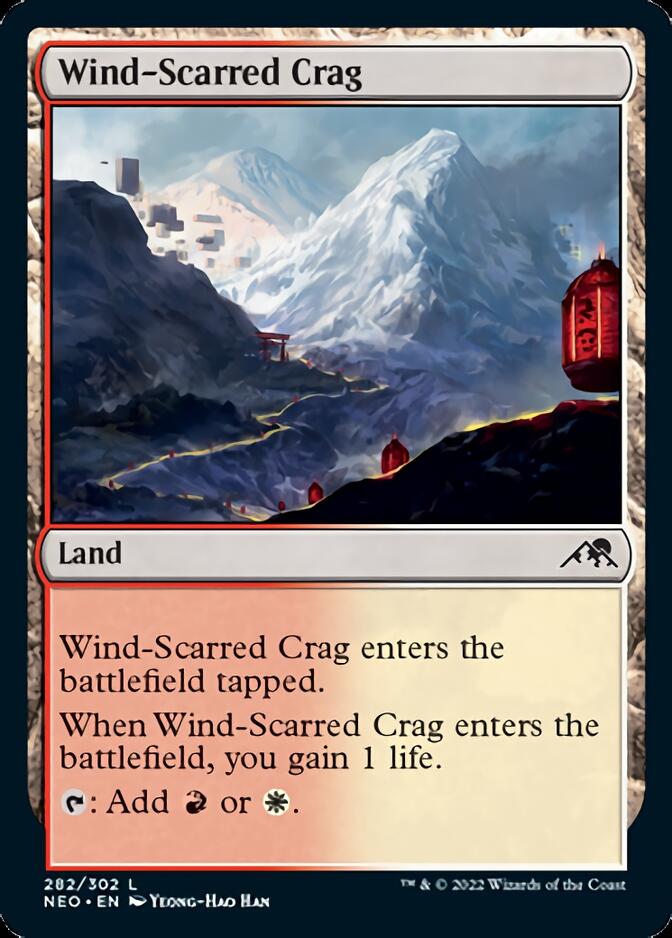 Wind-Scarred Crag [Kamigawa: Neon Dynasty] - The Mythic Store | 24h Order Processing