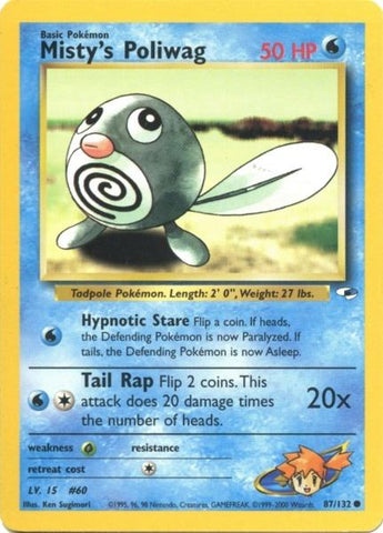Misty's Poliwag (87/132) [Gym Heroes Unlimited] - The Mythic Store | 24h Order Processing