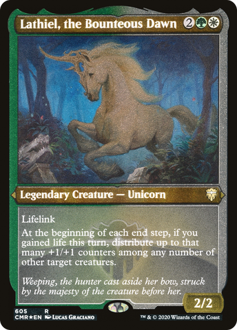 Lathiel, the Bounteous Dawn (Etched) [Commander Legends] - The Mythic Store | 24h Order Processing