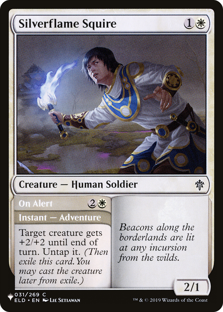 Silverflame Squire [The List Reprints] - The Mythic Store | 24h Order Processing