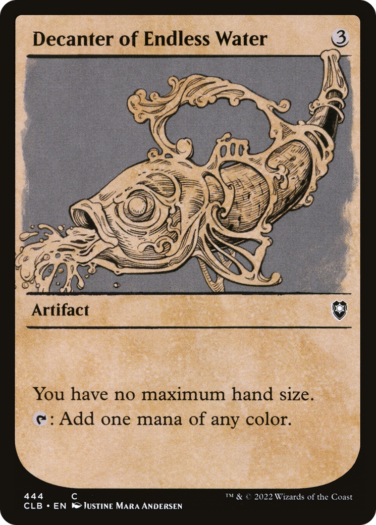 Decanter of Endless Water (Showcase) [Commander Legends: Battle for Baldur's Gate] - The Mythic Store | 24h Order Processing