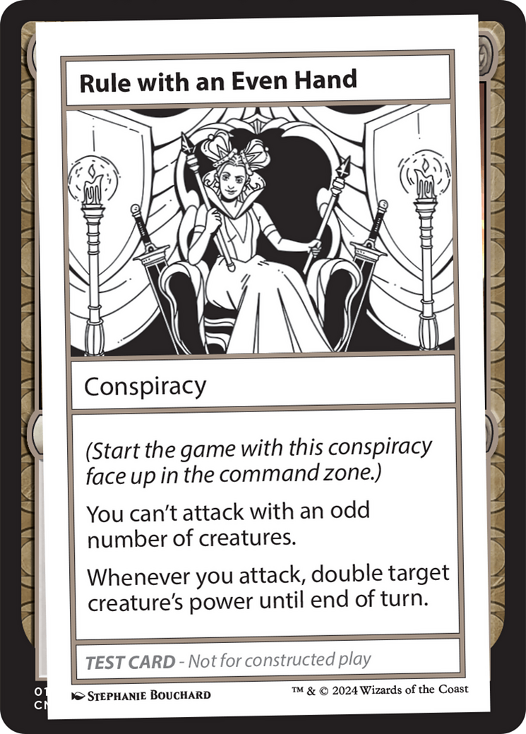 Rule with an Even Hand [Mystery Booster 2 Playtest Cards] - The Mythic Store | 24h Order Processing