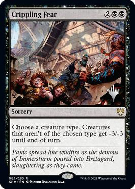 Crippling Fear (Promo Pack) [Kaldheim Promos] - The Mythic Store | 24h Order Processing