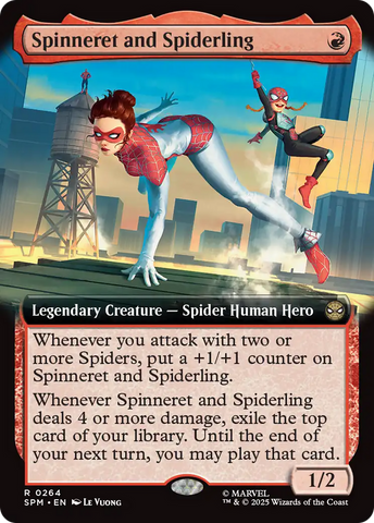 Spinneret and Spiderling (Extended Art) [Marvel's Spider-Man] - The Mythic Store | 24h Order Processing