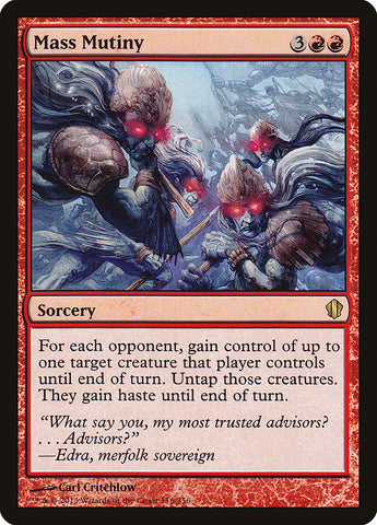 Mass Mutiny [Commander 2013] - The Mythic Store | 24h Order Processing