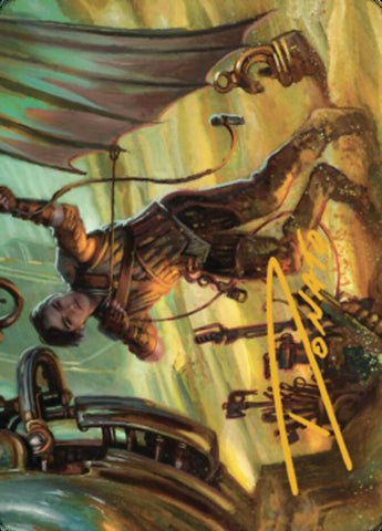 Mishra, Excavation Prodigy Art Card (Gold-Stamped Signature) [The Brothers' War Art Series] - The Mythic Store | 24h Order Processing
