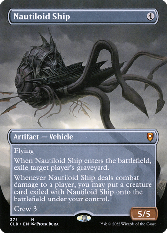Nautiloid Ship (Borderless Alternate Art) [Commander Legends: Battle for Baldur's Gate] - The Mythic Store | 24h Order Processing
