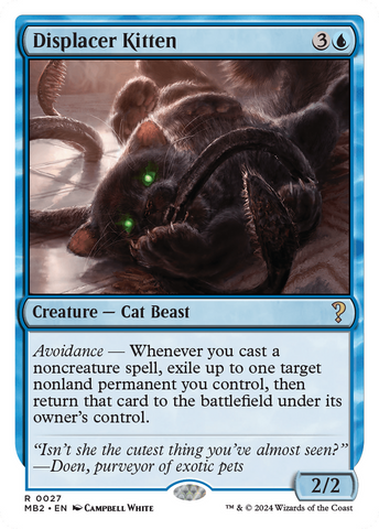 Displacer Kitten (White Border) [Mystery Booster 2] - The Mythic Store | 24h Order Processing