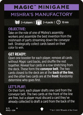 Mishra's Manufactory (Magic Minigame) [Modern Horizons 2 Minigame] - The Mythic Store | 24h Order Processing