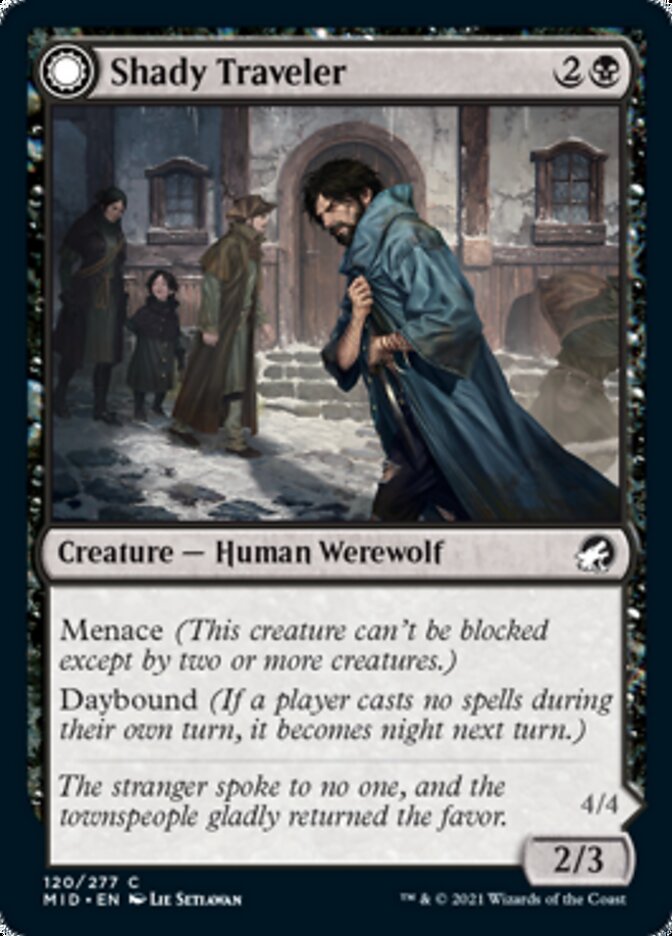 Shady Traveler // Stalking Predator [Innistrad: Midnight Hunt] - The Mythic Store | 24h Order Processing