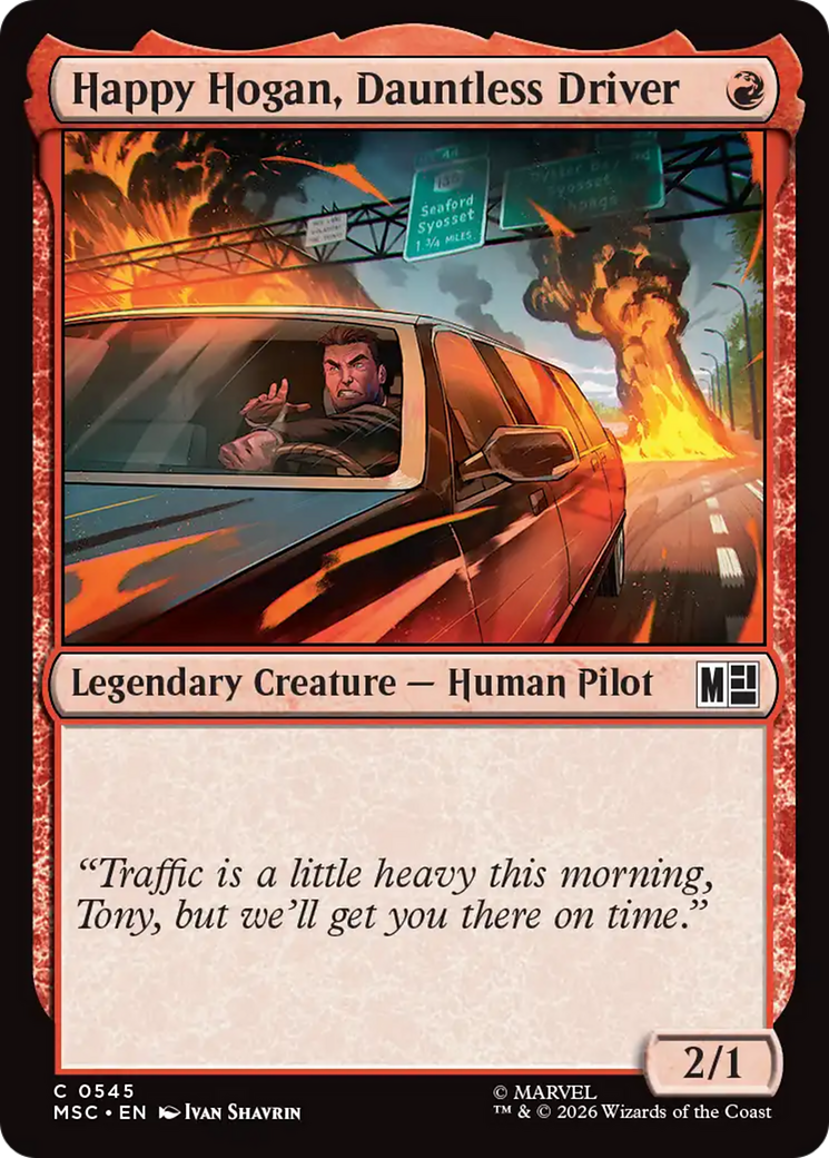 Happy Hogan, Dauntless Driver (0545) [Marvel Super Heroes Commander] - The Mythic Store | 24h Order Processing