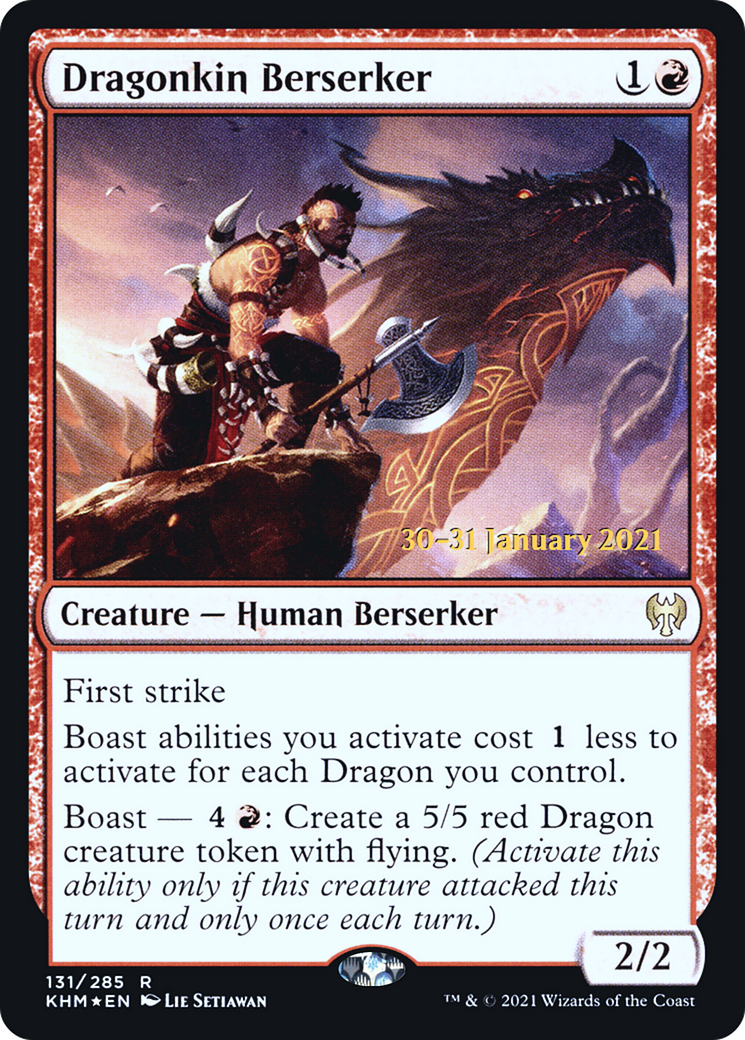 Dragonkin Berserker [Kaldheim Prerelease Promos] - The Mythic Store | 24h Order Processing