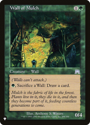 Wall of Mulch [The List] - The Mythic Store | 24h Order Processing
