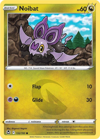 Noibat (132/195) [Sword & Shield: Silver Tempest] - The Mythic Store | 24h Order Processing