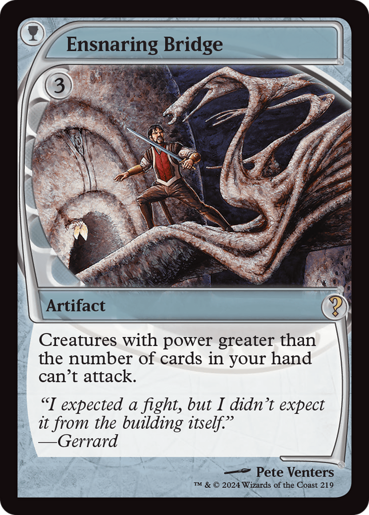 Ensnaring Bridge (Future Sight) [Mystery Booster 2] - The Mythic Store | 24h Order Processing