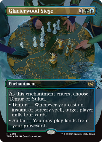 Glacierwood Siege (Borderless) [Tarkir: Dragonstorm] - The Mythic Store | 24h Order Processing