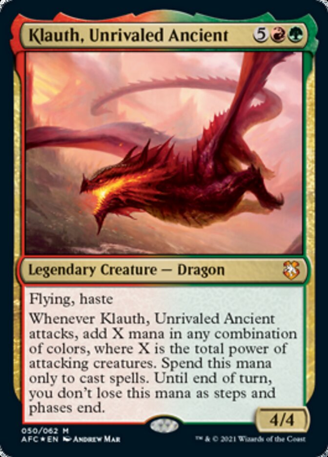Klauth, Unrivaled Ancient [Dungeons & Dragons: Adventures in the Forgotten Realms Commander] - The Mythic Store | 24h Order Processing