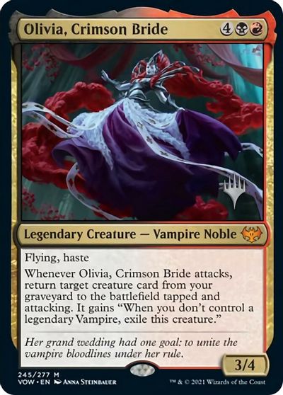 Olivia, Crimson Bride (Promo Pack) [Innistrad: Crimson Vow Promos] - The Mythic Store | 24h Order Processing