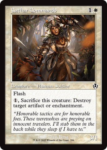Cathar Commando (Retro Frame) [Innistrad Remastered] - The Mythic Store | 24h Order Processing