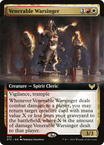 Venerable Warsinger (Extended Art) [Strixhaven: School of Mages] - The Mythic Store | 24h Order Processing