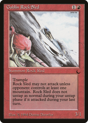 Goblin Rock Sled [The Dark] - The Mythic Store | 24h Order Processing