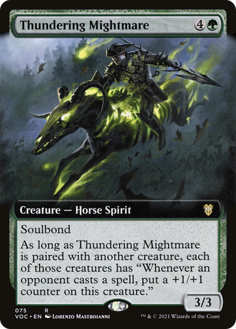 Thundering Mightmare (Extended Art) [Innistrad: Crimson Vow Commander] - The Mythic Store | 24h Order Processing