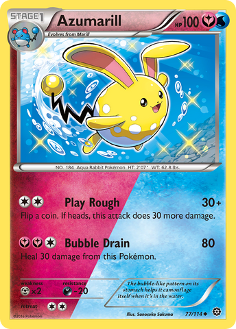 Azumarill (77/114) [XY: Steam Siege] - The Mythic Store | 24h Order Processing