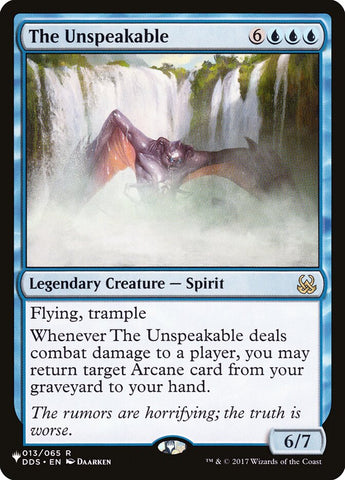 The Unspeakable [The List] - The Mythic Store | 24h Order Processing